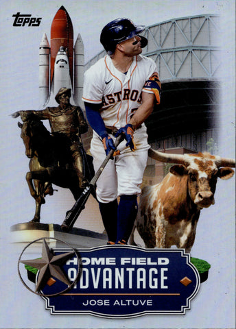 2023 Jose Altuve Topps Series 2 HOME FIELD ADVANTAGE #HA-14 Houston Astros