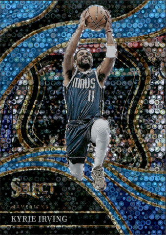 2023-24 Kyrie Irving Panini Select BLUE DISCO 76/99 COURTSIDE #221 Dallas Mavericks