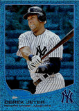 2013 Derek Jeter Topps SILVER SLATE BLUE SPARKLE WRAPPER REDEMPTION #373 New York Yankees HOF