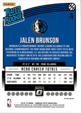 2018-19 Jalen Brunson Donruss Optic SHOCK ROOKIE Dallas Mavericks #179