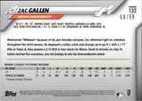 2020 Zac Gallen Topps Chrome Ben Baller Edition GOLD REFRACTOR 50/50 #132 Arizona Diamondbacks