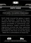 2024 Darth Vader Topps Chrome Black BLUE RED LAVA REFRACTOR 82/99 #54