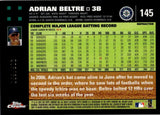 2007 Adrian Beltre Topps Chrome WHITE REFRACTOR 226/660 #145 Seattle Mariners