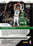 2018-19 Jayson Tatum Panini Prizm Choice RED 27/88 #118 Boston Celtics