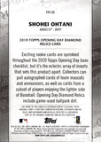 2021 Shohei Ohtani Topps THROUGH THE YEARS FACSIMILE REPRINTS #TTY-22 Anaheim Angels 2