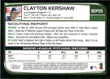 2008 Clayton Kershaw Bowman Draft ROOKIE RC #BDP26 Los Angeles Dodgers 2