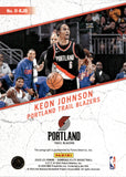 2022-23 Keon Johnson Panini Elite IMPACT IMPRESSIONS AUTO AUTOGRAPH #II-KJB Portland Trail Blazers