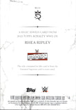2025 Rhea Ripley Topps RELIC JEWELS JUMBO SHIRT 43/99 #RJ-15 Monday Night Raw