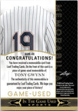 2024 Tony Gwynn Leaf In The Game Used GAME-USED MEMORABILIA BAT 33/60 #GUM-48 San Diego Padres