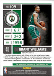2019-20 Grant Williams Panini Contenders THE FINALS ROOKIE TICKET AUTO 16/49 Boston Celtics #109