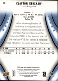 2009 Clayton Kershaw Upper Deck Signature Stars BLUE 081/170 #30 Los Angeles Dodgers