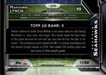 2015 Marshawn Lynch Topps 60th Anniversary RED 11/60 #379 Seattle Seahawks