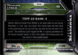 2015 Marshawn Lynch Topps 60th Anniversary RED 11/60 #379 Seattle Seahawks