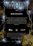 2026 Bron Brkker Topps Chrome WWE GAMUT CASE HIT #GAM-4 Monday Night Raw