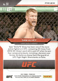 2021 Sam Alvey Panini Prizm UFC BLUE 177/199 #51 Light Heavyweight