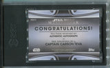 2021 Paul Sun-Hyung Lee as Captain Carson Teva Topps Star Wars Masterwork AUTO AUTOGRAPH SGC 10/10 #MWA-PL