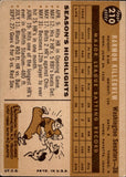 1960 Harmon Killebrew Washington Senators #210 BV$100