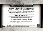 2012 Stan Musial Topps Series 1 HISTORICAL STITCHES PATCH St. Louis Cardinals #HS-SM