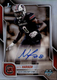 2025 Nyck Harbor Bowman University Chrome 1ST BOWMAN REFRACTOR AUTO 281/299 AUTOGRAPH #BCA-NHA South Carolina Gamecocks