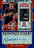 2020-21 Nico Mannion Panini Contenders Draft Picks PREMIUM EDITION BLUE SHIMMER ROOKIE AUTO 11/15 AUTOGRAPH #59 Golden State Warriors