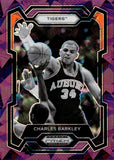 2024 Charles Barkley Panini Prizm Draft PURPLE CRACKED ICE 76/149 Auburn Tigers #39
