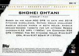 2020 Shohei Ohtani Topps Chrome Baseball Decade's Next #DNC-18 Los Angeles Angels 3