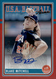 2024 Blake Mitchell Panini USA Stars & Stripes ALUMNI AUTO 027/199 AUTOGRAPH #ASM-BM Kansas City Royals