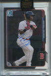 2022 Rafael Devers Topps Archives Signature Series 2015 Bowman Chrome AUTO 16/16 AUTOGRAPH #106 Boston Red Sox