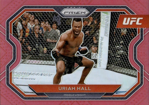 2021 Uriah Hall Panini Prizm UFC RED 035/275 #129 Middleweight