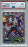 2023 CJ Stroud Topps Composite REFRACTOR ROOKIE RC PSA 9 #252 Houston Texans 7471