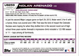 2013 Nolan Arenado Topps Update Series ROOKIE RC #US259 Colorado Rockies 2