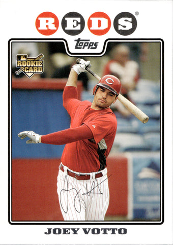 2008 Joey Votto Topps ROOKIE RC #319 Cincinnati Reds 9