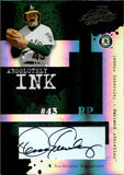 2005 Dennis Eckersley Playoff Absolute INK AUTO 49/50 AUTOGRAPH #AI-111 Oakland A's HOF