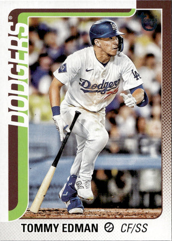 2025 Tommy Edman Topps Series 1 VINTAGE STOCK 16/99 #214 Los Angeles Dodgers