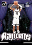 2024-25 Ja Morant Panini Donruss MAGICIANS BLUE WINTER 02/75 #7 Memphis Grizzlies