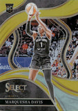 2024 Marquesha Davis Panini Select WNBA COURTSIDE ROOKIE GOLD RC 09/10 #211 New York Liberty