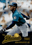 1996 Ken Griffey Jr. Pinnacle THE NATURALS STARBURST Seattle Mariners #61
