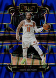 2023-24 Jalen Brunson Panini Select BLUE TECTONIC 22/99 New York Knicks #7