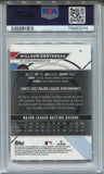 2023 Willson Contreras Topps Finest RED AND BLACK VAPOR 08/10 PSA 9 #63 St. Louis Cardinals 3234