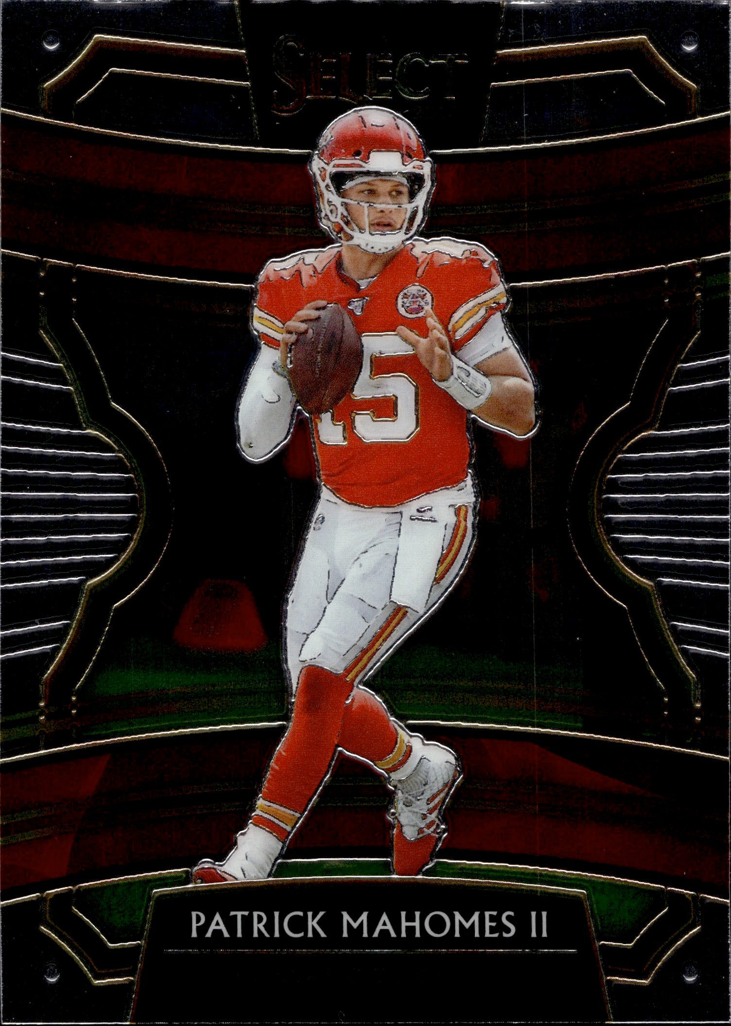 2021 Panini Select Patrick Mahomes Black & Gold Concourse