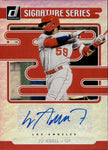 2021 Jo Adell Panini Donruss ROOKIE SIGNATURE SERIES AUTO AUTOGRAPH #SS-JA Anaheim Angels