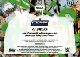 2025 AJ Styles Topps Finest WWE FINEST MOMENTS AUTO AUTOGRAPH #FMS-AJS Friday Night Smackdown 2