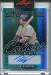 2024 Mike Piazza Leaf Electrum STRANGE COLORS BLUE AUTO 4/6 AUTOGRAPH #SC-MP1 San Diego Padres HOF