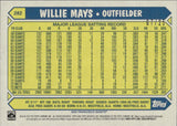2022 Willie Mays Topps Archives 1987 DESIGN BLUE FOIL 07/25 #282 San Francisco Giants
