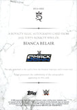 2026 Bianca Belair Topps Royalty WWE JUMBO SHIRT AUTO 08/99 AUTOGRAPH RELIC #RYA-BBE Friday Night Smackdown
