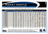 2012 Mickey Mantle Topps GOLD SPARKLE #7 New York Yankees HOF