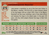 2025 Luke Keaschall Topps Chrome Platinum Anniversary PURPLE VIBRATIONS ROOKIE 141/250 RC #272 Minnesota Twins