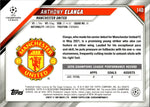 2021-22 Anthony Elanga Topps Chrome UCL Sapphire Edition ROOKIE RC #140 Manchester United