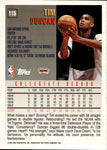1997-98 Tim Duncan Topps ROOKIE San Antonio Spurs #115 3
