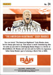 2023 Cody Rhodes Panini Chronicles RED 158/199 #24